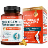 BioSchwartz glucosamina-condroitina-msm, cápsulas para soporte articular diario.