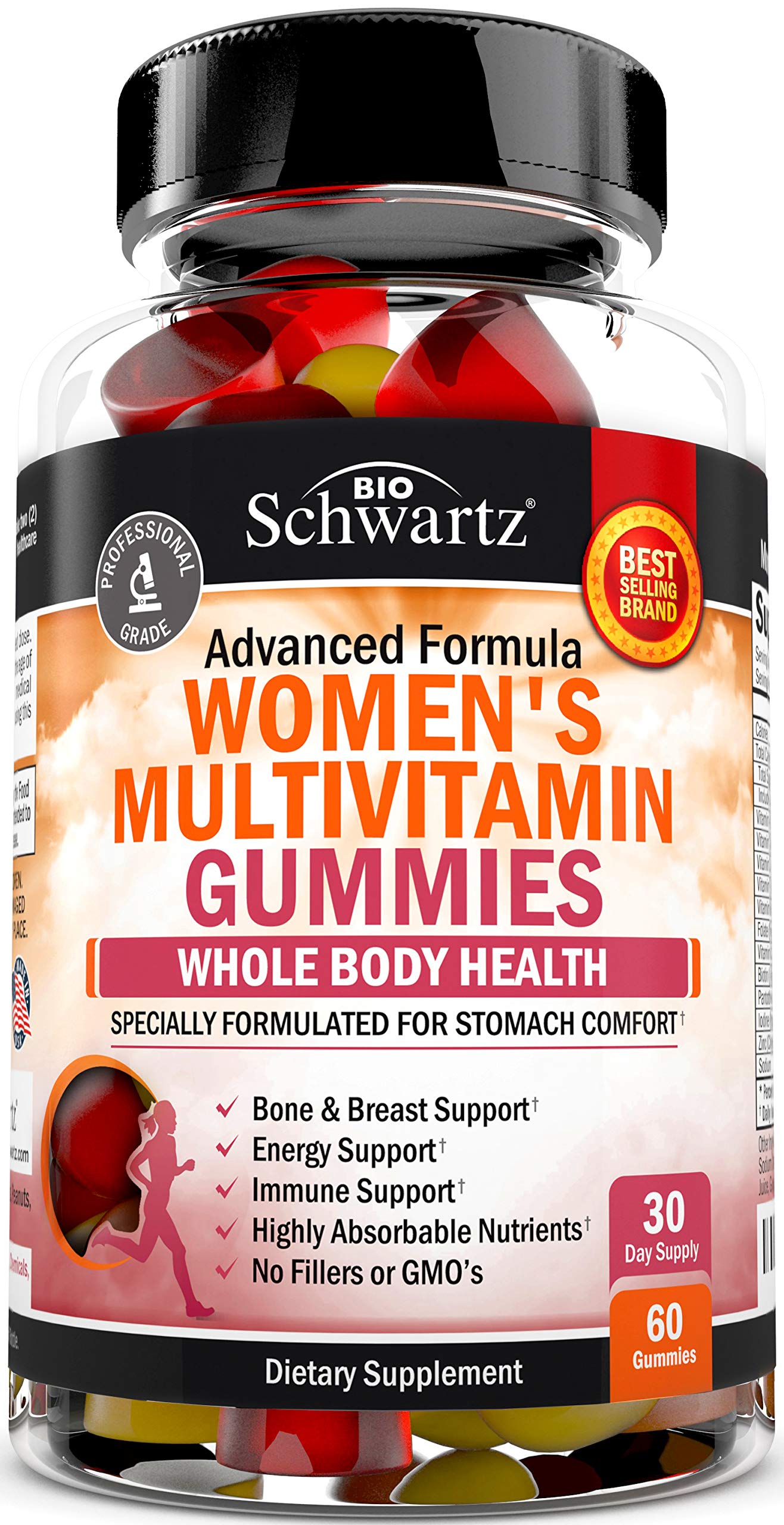 BioSchwartz gomitas mujer inmunidad: refuerza defensas y bienestar diario con sabor a fruta