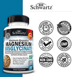 Detalle de etiqueta BioSchwartz, destacando TRAACS para alta absorción