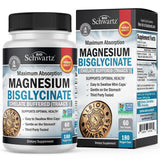 BioSchwartz Magnesio Bisglycinato, cápsulas mini fáciles de tragar para uso diario.