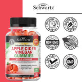 BioSchwartz mano sosteniendo gomitas para consumo diario