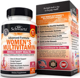 BioSchwartz Multivitaminas para mujer, antioxidantes para la piel y la juventud.