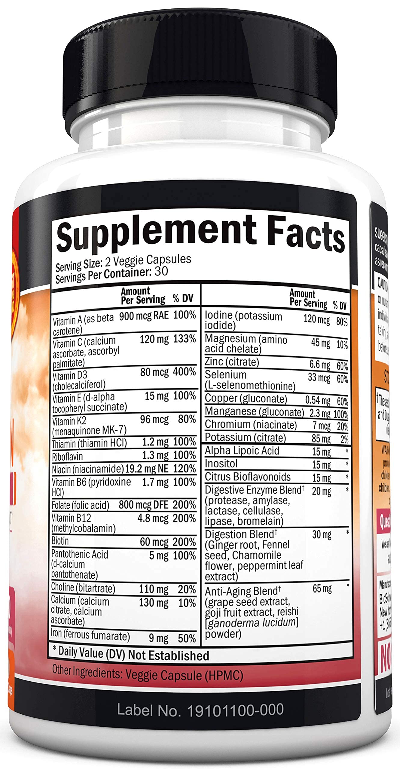 BioSchwartz Multivitaminas para mujer, envase listo para tu rutina diaria.