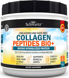 BioSchwartz Polvo Colágeno Multi Sin Sabor: mezcla fácil para bebidas diarias.