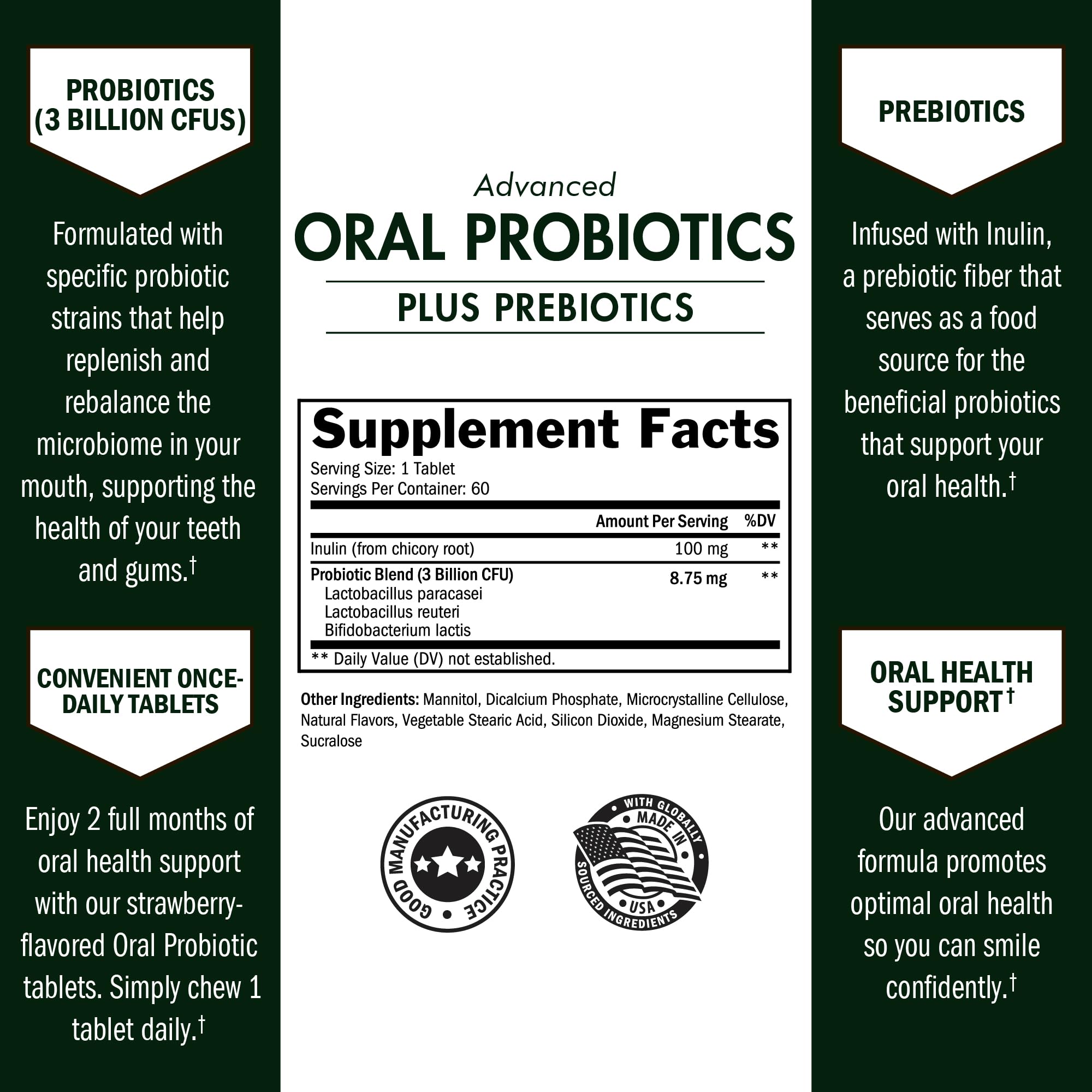 BioSchwartz Probióticos Orales: dientes y encías saludables