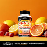 BioSchwartz Vitamina C Complejo fabricación en Estados Unidos, control de calidad