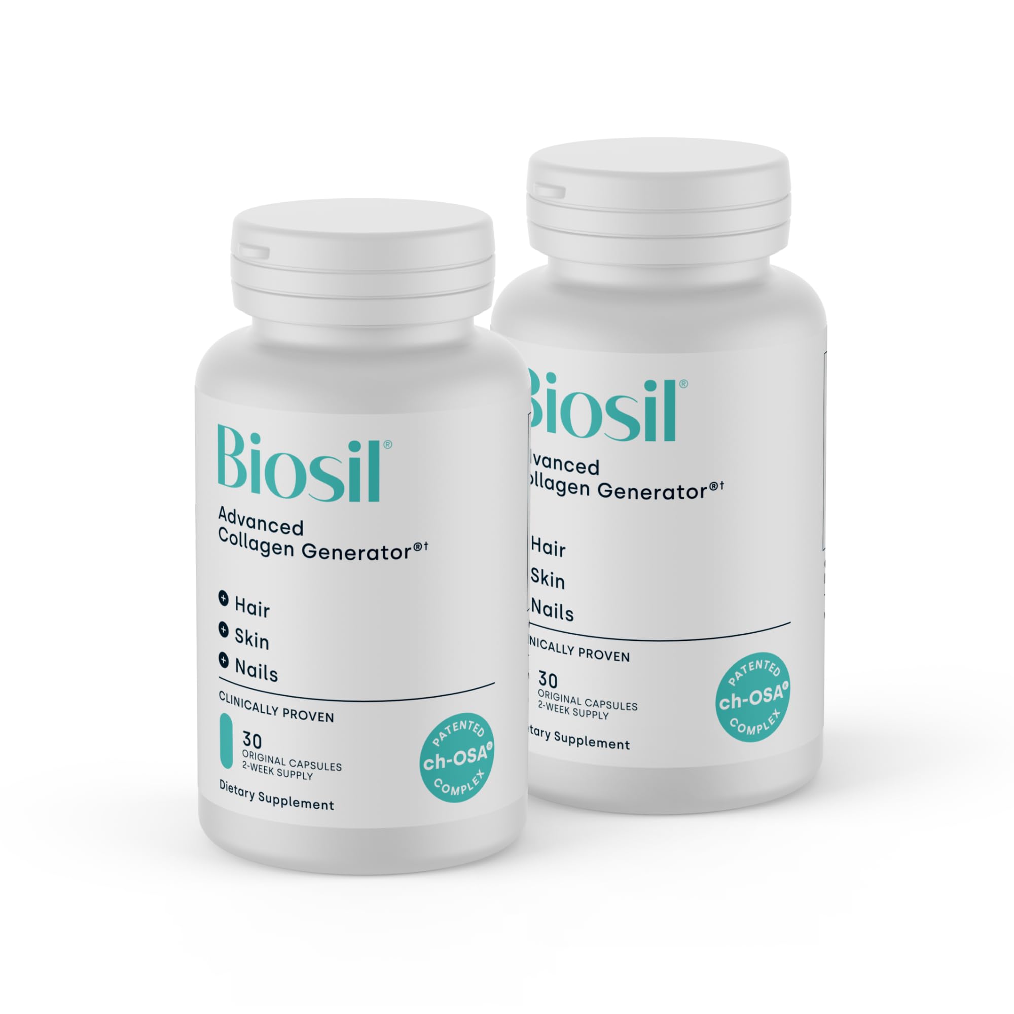 Biosil Generador de Colágeno en frasco para piel suave