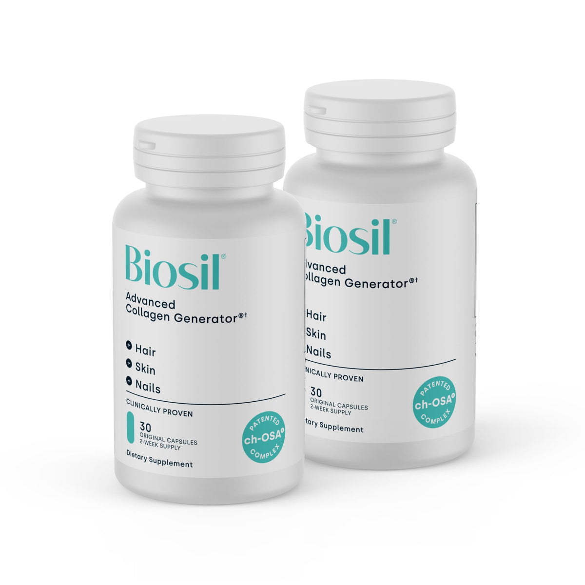 Biosil Generador de Colágeno en frasco para piel suave