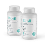 Biosil potenciador de colageno: capsulas visibles para piel, cabello y uñas saludables.