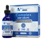 BioSource Labs Complex Diet Drops – botella en primer plano para apoyo a la dieta natural.