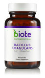 Biote Bacillus Coagulans: cápsulas para apoyar la salud digestiva diaria.