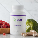 Cápsulas Biote DIM SGS+ listas para uso diario para apoyar control del apetito.