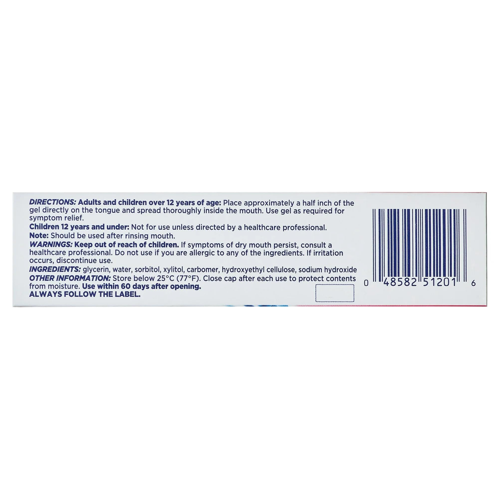 Relieve prolongado con Biotène Gel para comodidad diaria.