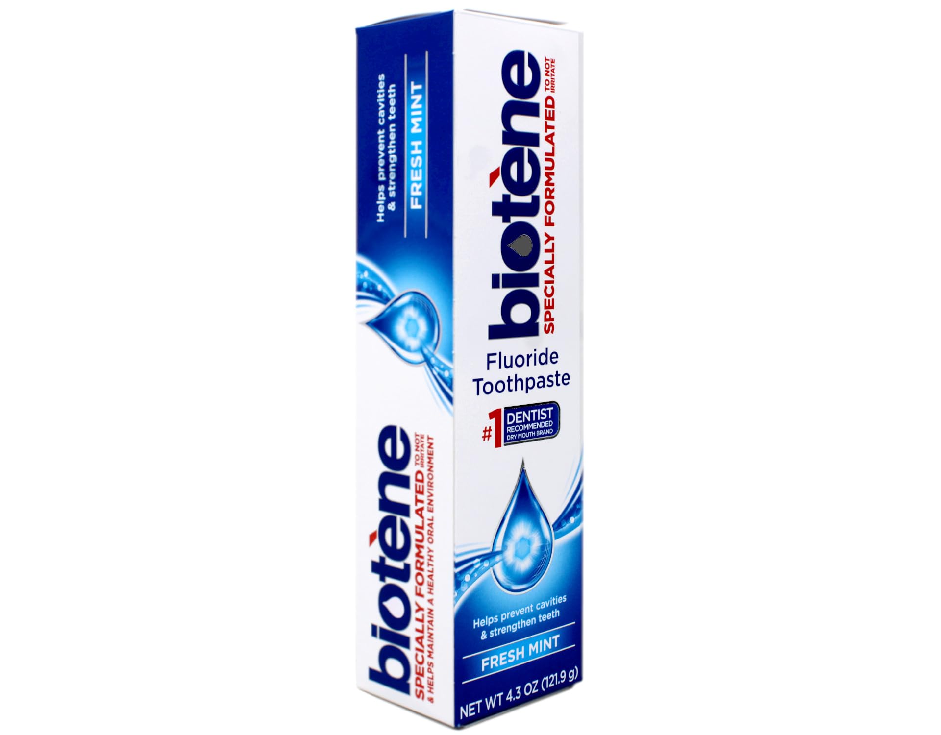 Biotene Original, etiqueta clave con enzimas proteicas.