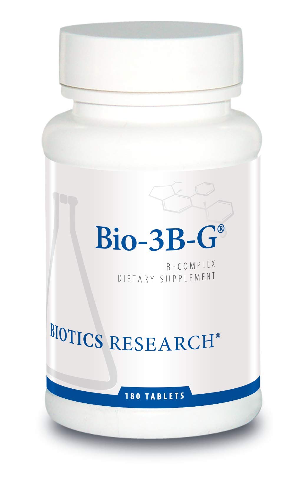 Bio-3B-G de Biotics Research: cápsulas para energía diaria y metabolismo.