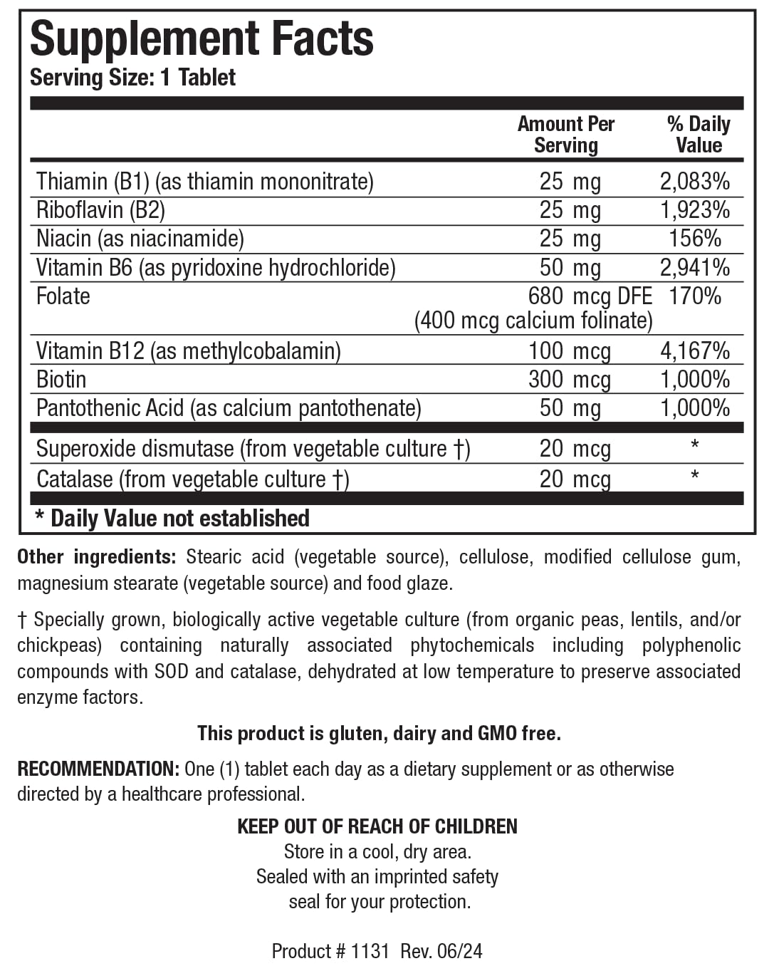 Bio-B Complex en cápsulas de BIOTICS RESEARCH para metabolismo y vitalidad.