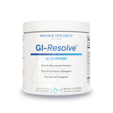 GI Resolve de Biotics Research, polvo en botella, apoyo potencial a la salud intestinal
