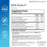 Biotics Research GTA Forte II: caja de empaque transmite calidad y seguridad