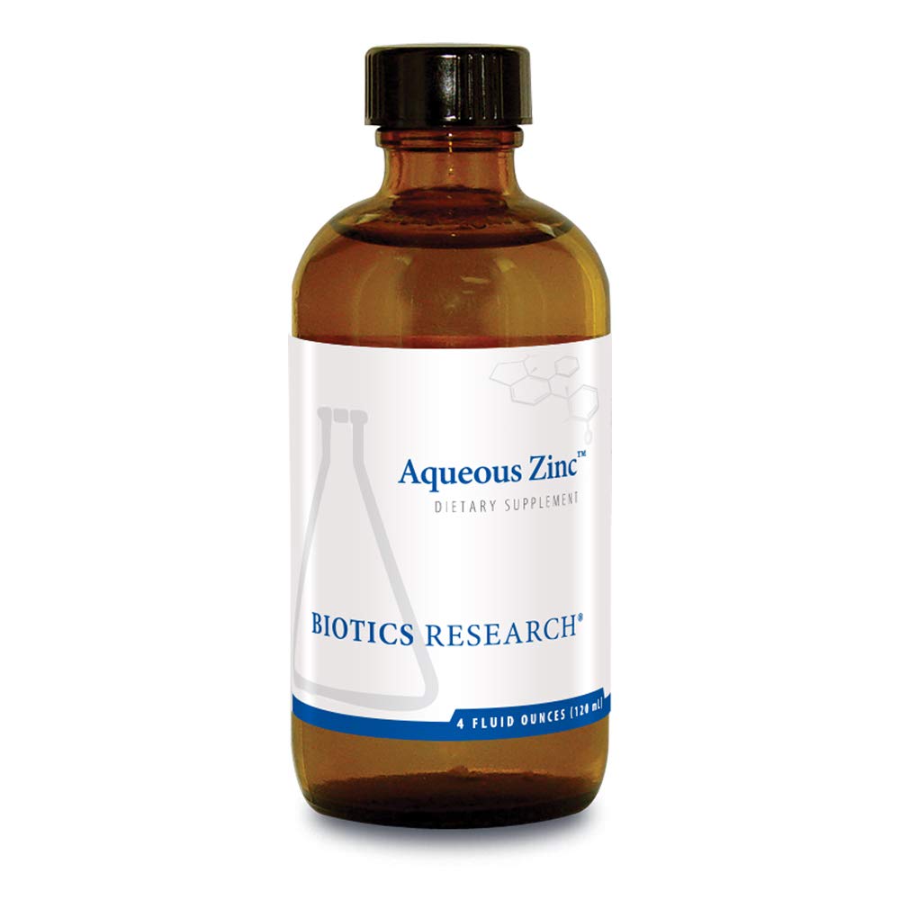 Biotics Research Zinc en botella de agua, ideal para uso diario y apoyo a la respuesta inmune