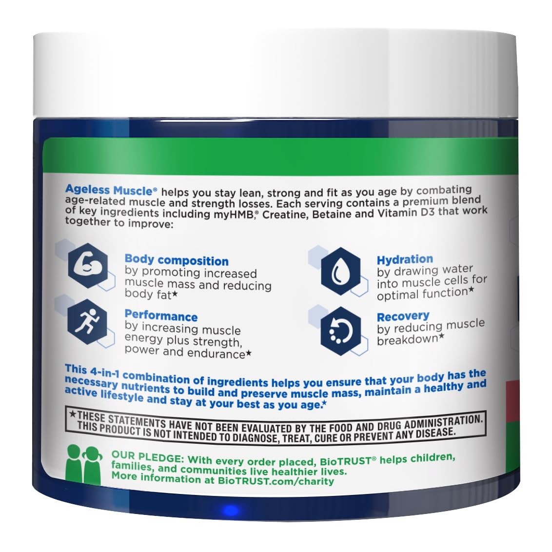 BioTrust Ageless Muscle pruebas de terceros garantizan pureza y seguridad