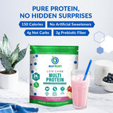 BioTrust proteína baja-carb vaso batido cremoso para después del entrenamiento