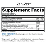 BioTRUST Zen-Zzz botella: fácil dosis para una rutina nocturna.