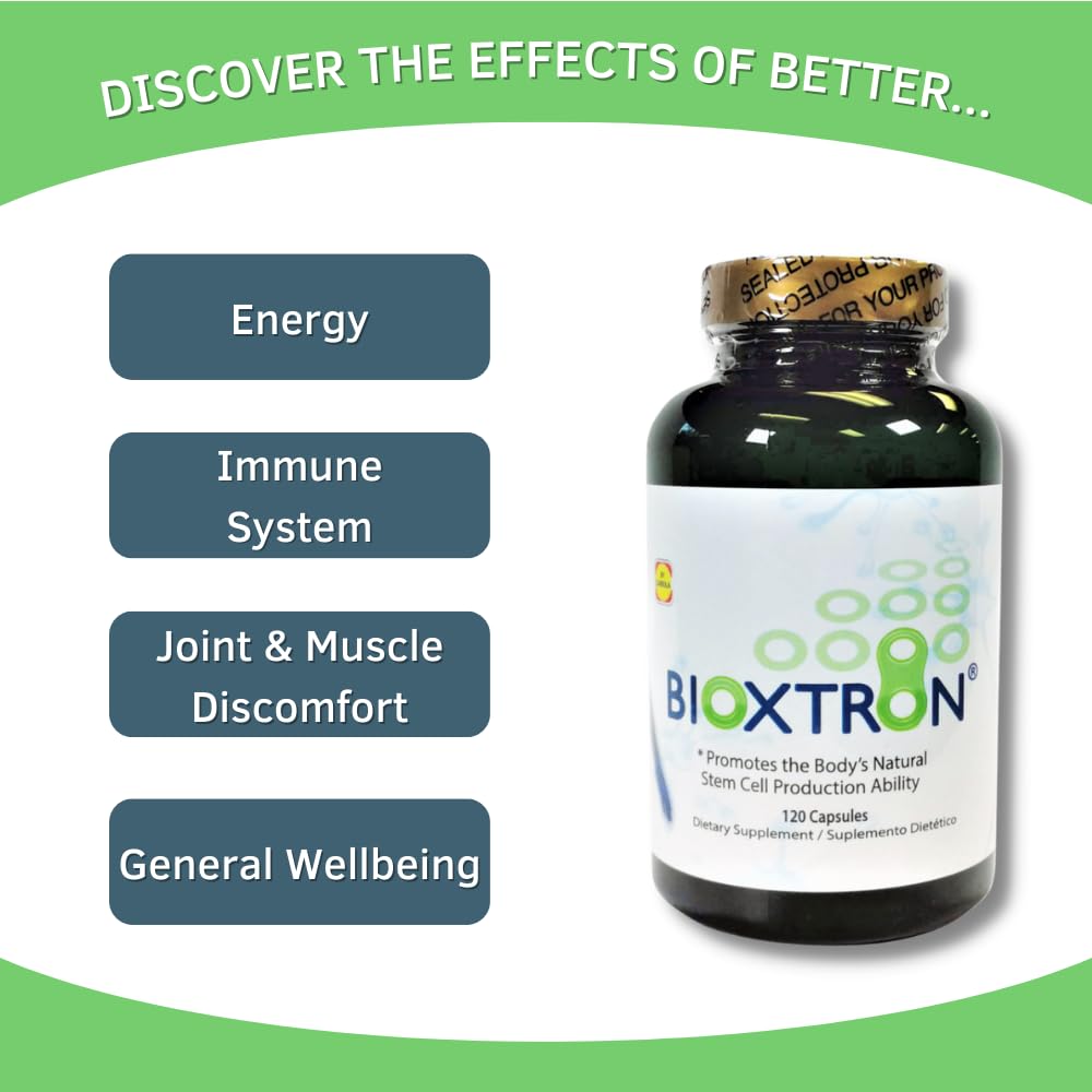 Caja de empaque de Bioxtron con diseño limpio