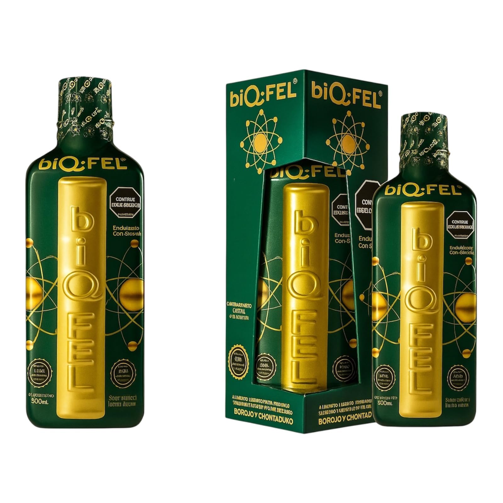 biQ-FEL multivitamínico diario, uso diario sencillo con formato líquido.