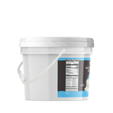 Birch & Meadow Whey Isolate, vista trasera, envase de 1 galón listo para entrenamientos.