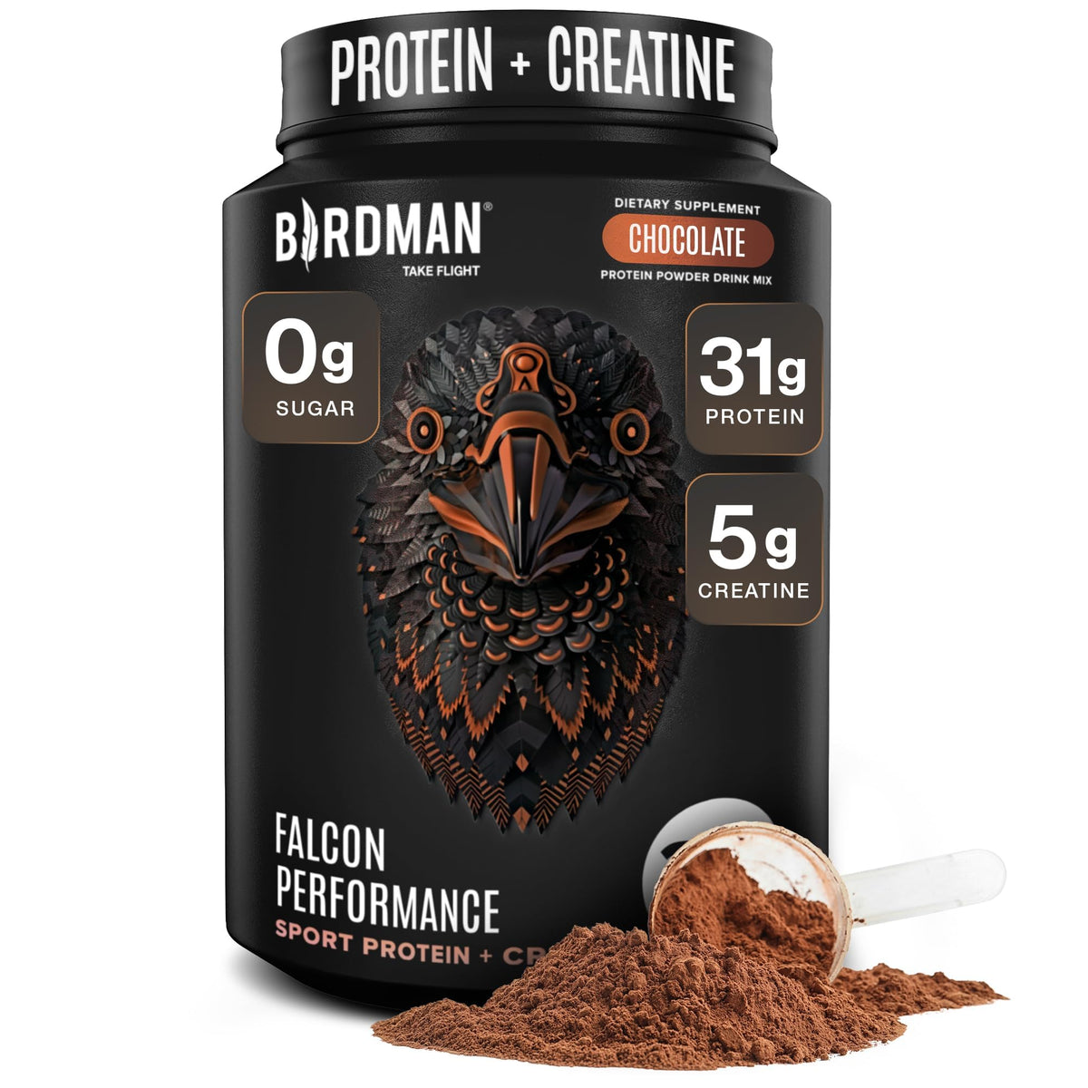 Birdman Falcon proteina 31 g en polvo para rendimiento y recuperación