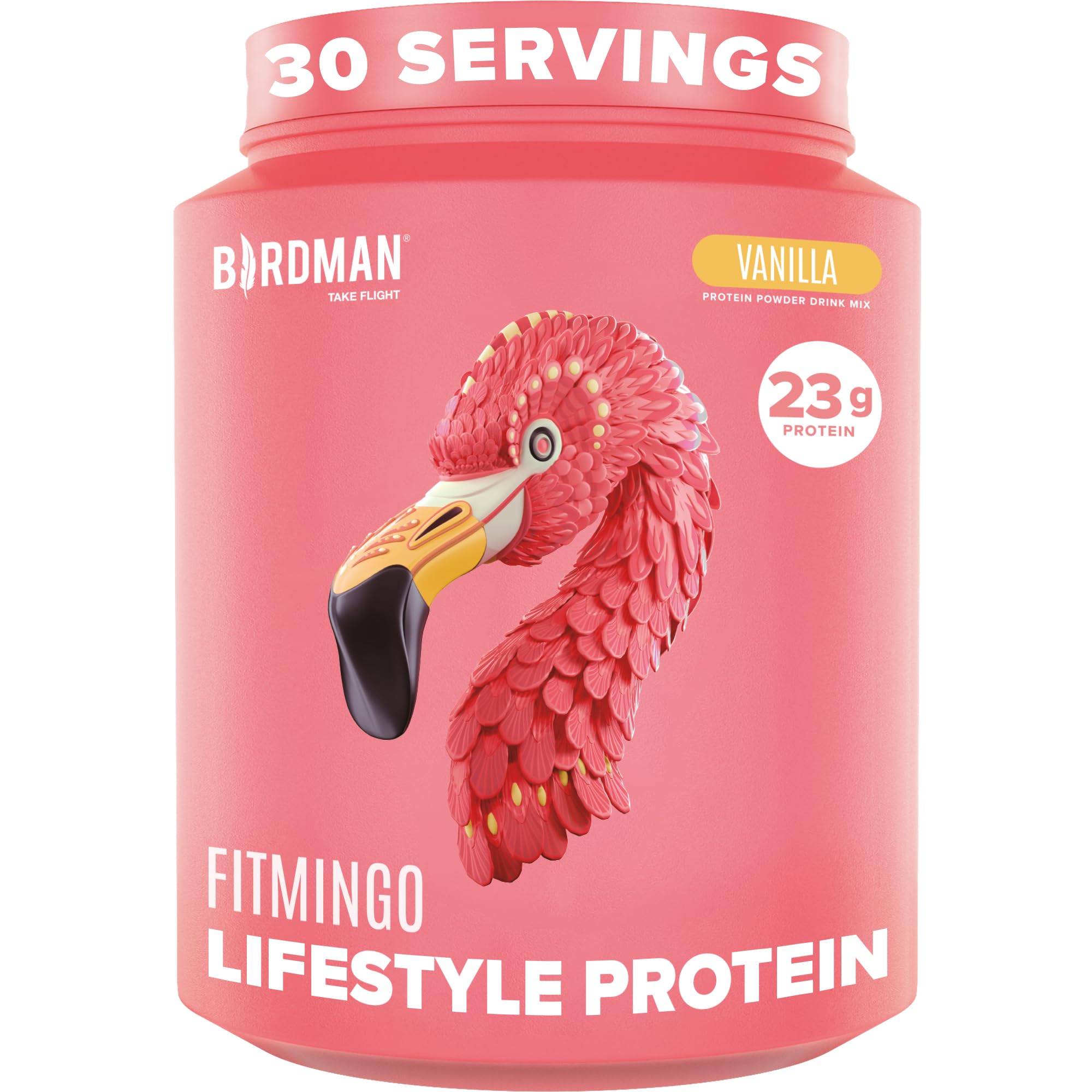 BIRDMAN Fitmingo en bote: proteína vegetal para entrenos