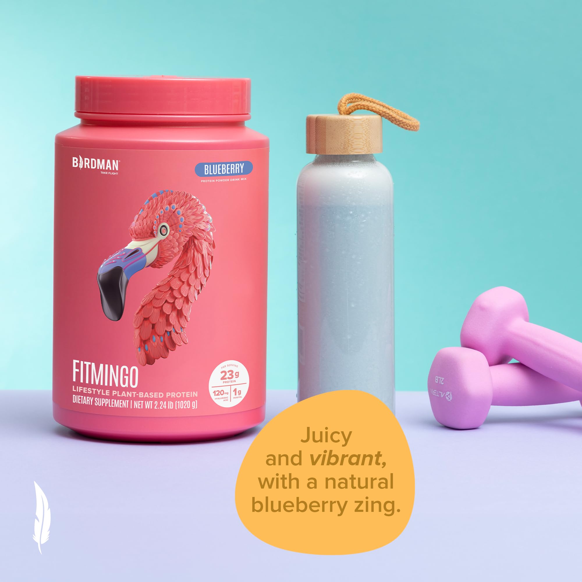 Consumo diario de Fitmingo arándano como snack saludable