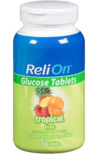 BIRDSTYLER ReliOn tabletas glucosa sabor Uva, opción conveniente para llevar.