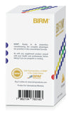 Detalle de ingredientes de BIRM con Dulcamara, extractos naturales.