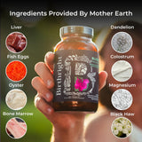 Birthright Bloom hígado bovino, fuente natural de vitaminas para la nutrición diaria.