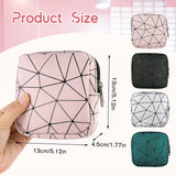 Bisanzoya bolsa plateada para higiene femenina, elegante y duradera.