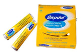 Bisodol, tableta individual con sabor a menta, alivio rápido tras comidas.