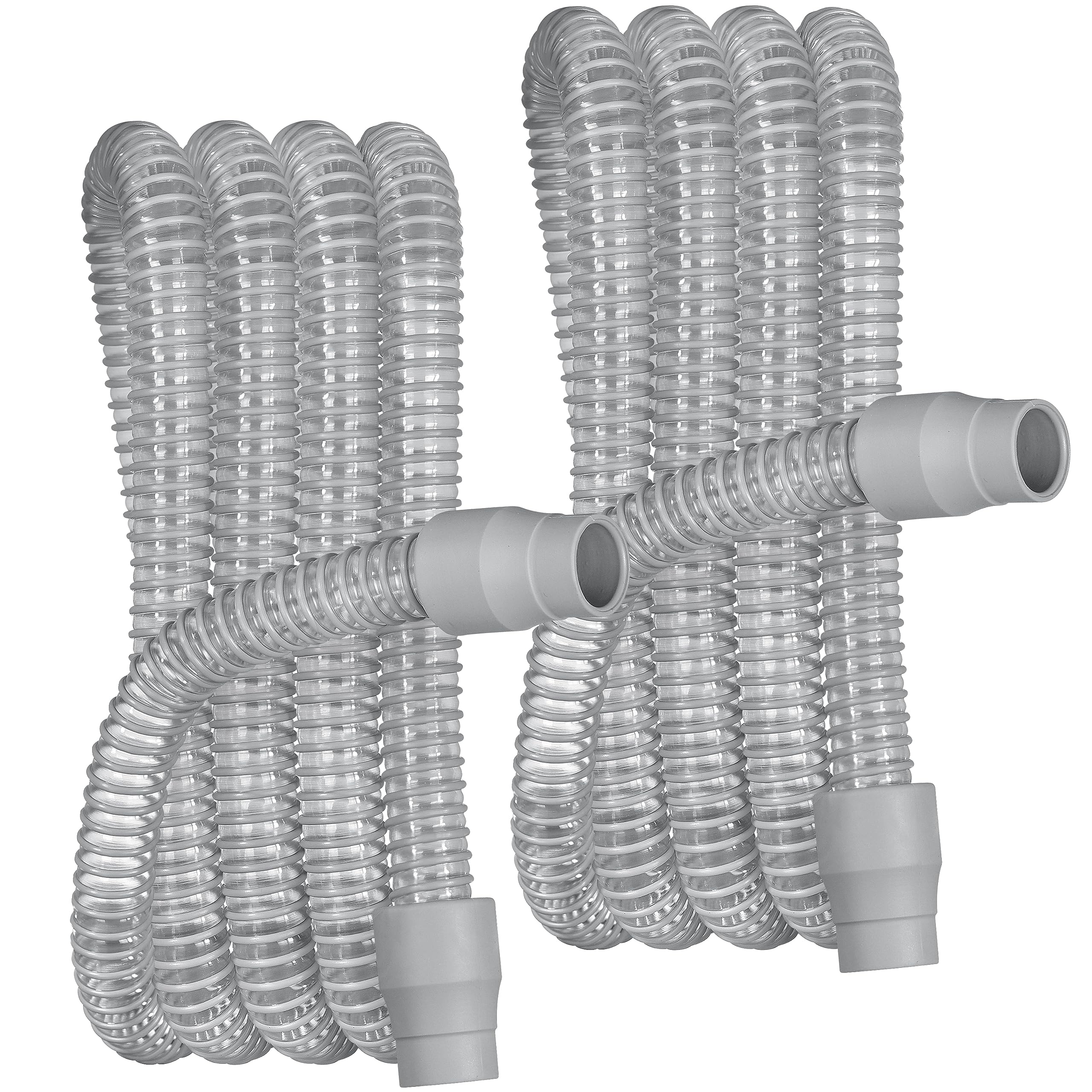 Manguera CPAP BISTRAS de 6 pies en gris para libertad de movimiento.
