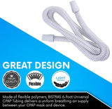 Conexión suave del tubo BISTRAS para diversas marcas de CPAP