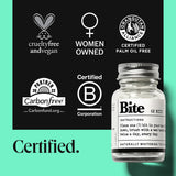 Tabletas dentales Bite veganas y cruelty-free para la familia.