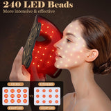 biuufish máscara LED de 8 colores para uso diario en casa