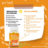 BIYODE Omega-3 gomitas para energía y equilibrio emocional.