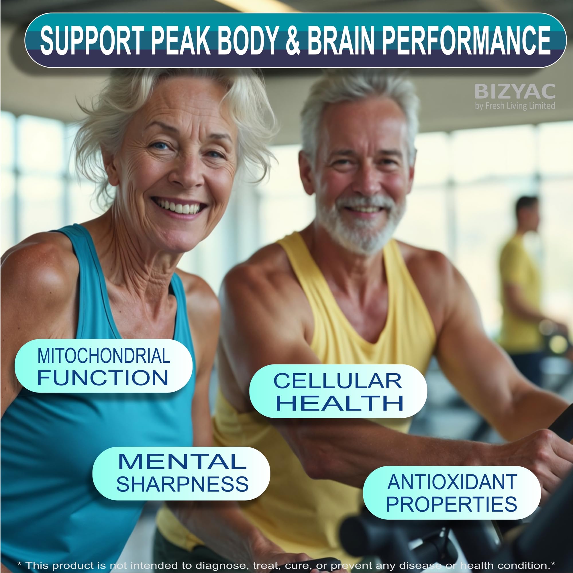 Bizyac gomitas metileno azul 7mg – ingredientes NAC y B3 destacados para función cerebral.