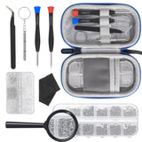 Bjabtan kit reparación gafas con tornillos: acceso rápido para ajustes en casa.