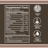 Polvo espolvoreado de Black Forest Cacao, textura suave para batidos
