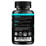 Botella Black Forest Spermidina en mesa, etiqueta visible para compra consciente.