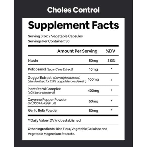 Black Girl Vitamins Apoyo Colesterol Capsulas: uso diario para apoyo continuo.