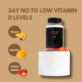 Black Girl Vitamins D3 gomitas uso-diario, fácil de incorporar a la rutina.