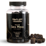 Black Girl Vitamins, empaque Sea Moss irlandes, apoyo diario de nutrientes.