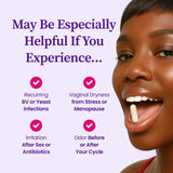 Black Girl Vitamins Her Balance: dos tabletas diarias para comodidad vaginal.